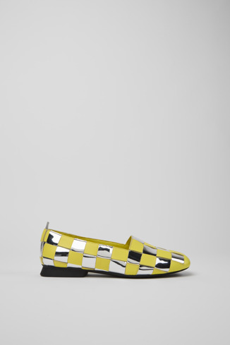 Alternative image of K201369-005 - Casi Myra - Yellow and silver shoes for women