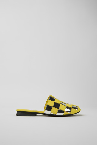Alternative image of K201370-004 - Casi Myra - Yellow and silver shoes for women