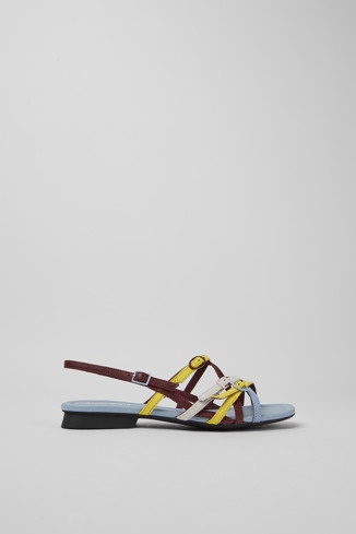 Alternative image of K201373-002 - Twins - Multicolored leather sandals for women