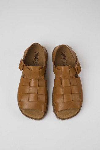 Alternative image of K201397-004 - Brutus Sandal - Brown leather sandals for women
