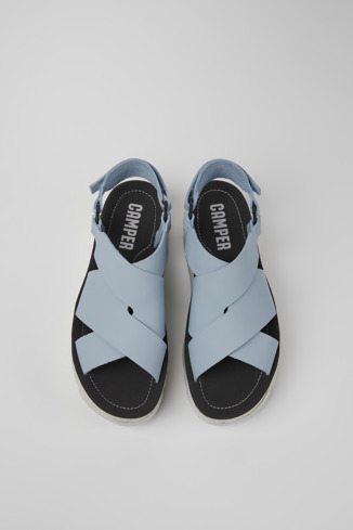Alternative image of K201399-004 - Oruga Up - Blue leather sandals for women