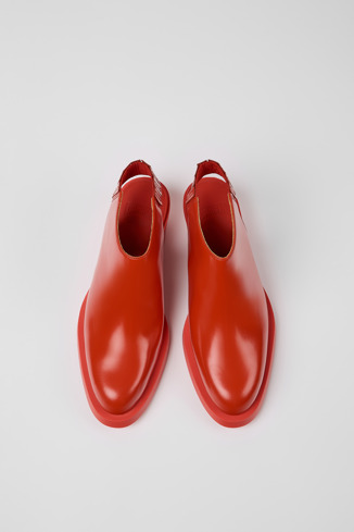 Alternative image of K201416-002 - Bonnie - Rode leren schoenen met hak voor dames