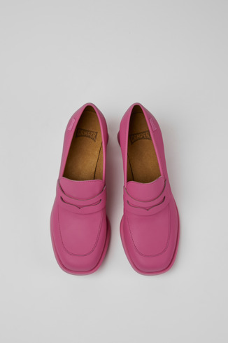 Alternative image of K201417-004 - Kiara - Różowe skórzane buty na obcasie