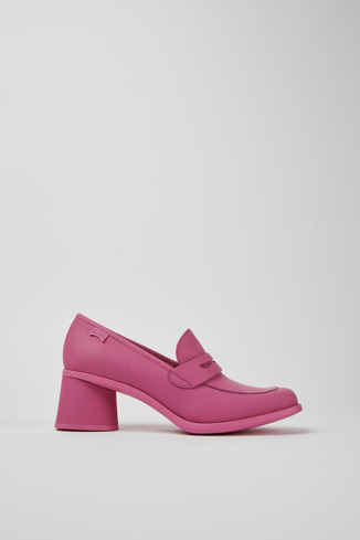 K201417-004 - Kiara - Zapatos de tacón rosas de piel
