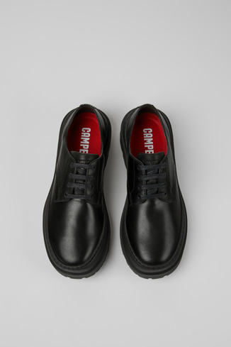 Alternative image of K201436-001 - Brutus Trek MICHELIN - Sapatos em couro pretos para mulher