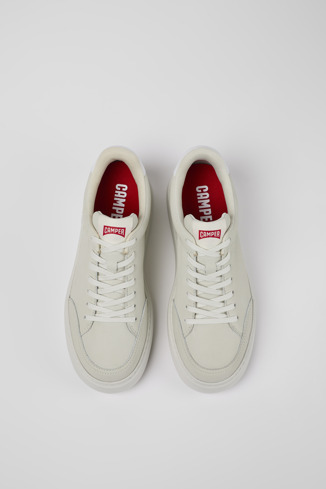 Alternative image of K201438-003 - Runner K21 - White non-dyed leather sneakers for women