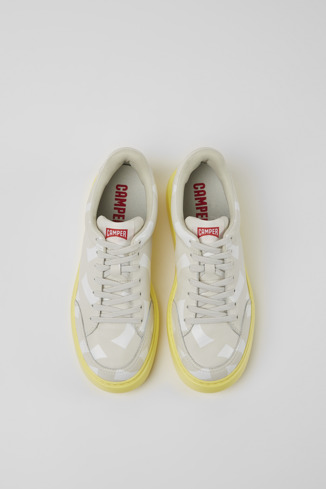 Alternative image of K201438-006 - Runner K21 - White leather sneakers for women
