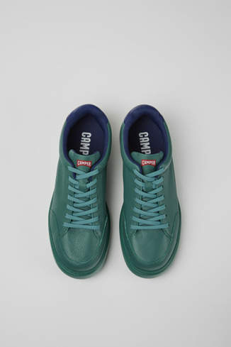 Alternative image of K201438-007 - Runner K21 - Green leather sneakers for women