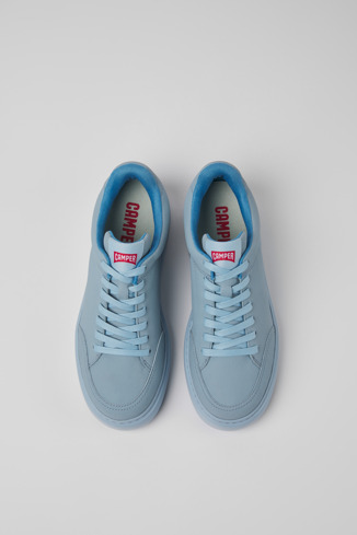 Alternative image of K201438-010 - Runner K21 - Blue leather sneakers for women