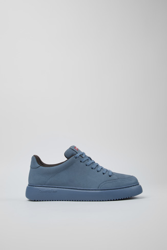 Side view of Runner K21 Gray Nubuck Sneakers for Women