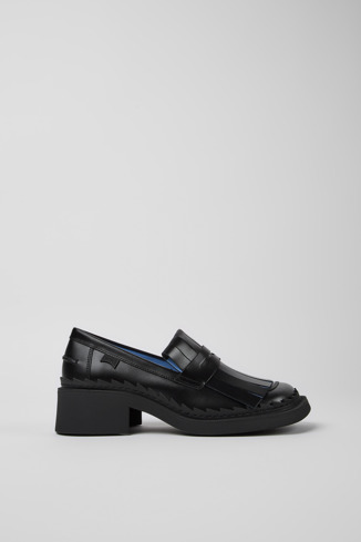 K201449-001 - Taylor - Black leather loafers for women