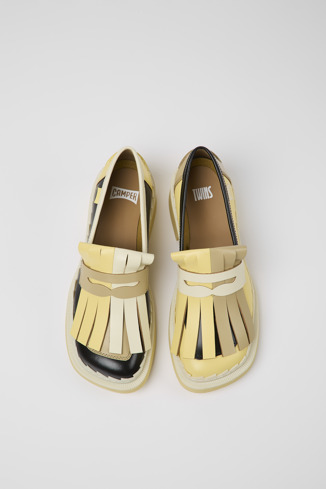 K201449-006 - Twins - 彩色皮革女款低跟樂福鞋