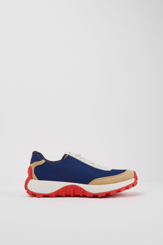 Side view of Drift Trail VIBRAM Multicolored textile and nubuck sneakers for women