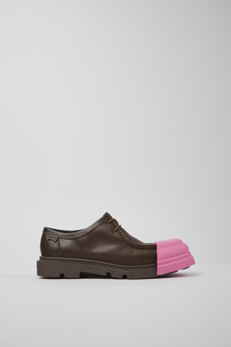 Alternative image of K201469-008 - Junction - Zapatos cafés de piel para mujer