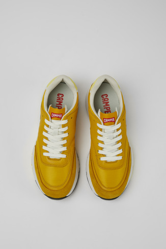 Alternative image of K201473-003 - Drift - Yellow textile and leather sneakers for women