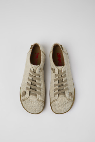 Alternative image of K201477-003 - Peu - Beige textile shoes for women
