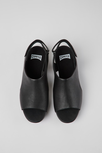 Alternative image of K201481-001 - Balloon - Black leather sandals for women