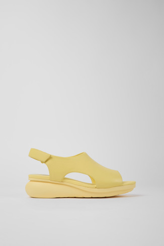 K201481-004 - Balloon - Yellow leather sandals for women