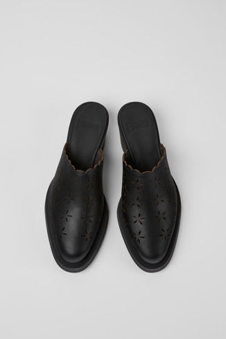 Alternative image of K201482-001 - Bonnie - 黑色皮革女款穆勒鞋
