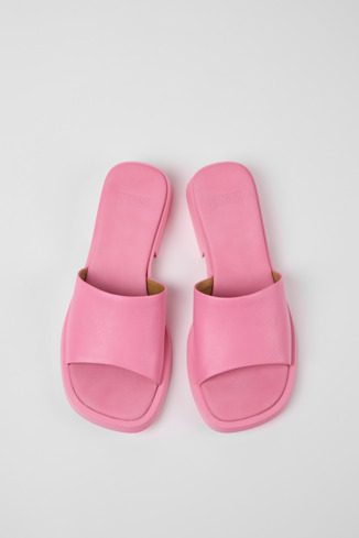 Alternative image of K201485-004 - Dana - Pink leather sandals for women