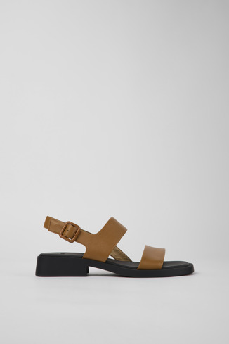K201486-002 - Dana - Brown leather sandals for women