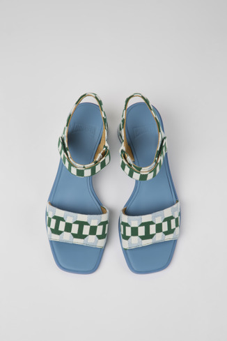 Alternative image of K201501-004 - Kiara - Multicolored organic cotton sandals for women
