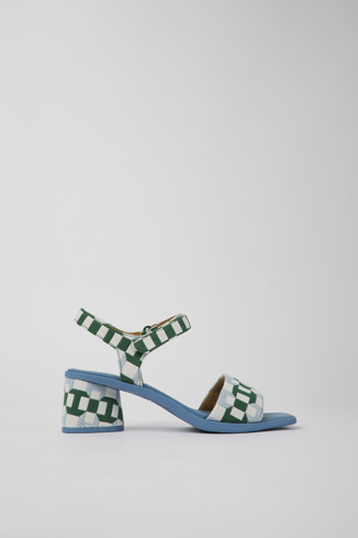 K201501-004 - Kiara - Multicolored organic cotton sandals for women
