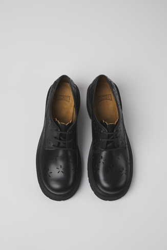 Alternative image of K201505-001 - Milah - Black leather shoes for women