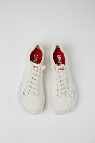 Alternative image of K201525-003 - Peu Stadium - White textile sneakers for women