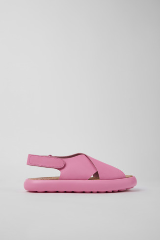 Alternative image of K201534-002 - Pelotas Flota - Pink leather sandals for women