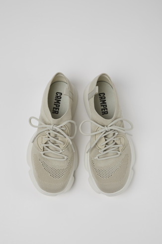 Alternative image of K201537-002 - Karst - Sneakers grises de tejido para mujer