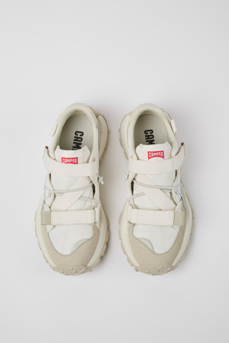Alternative image of K201538-001 - Drift Trail - Sneakers blancos de tejido y nobuk para mujer
