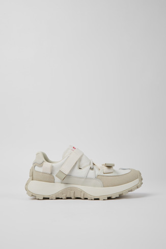K201538-001 - Drift Trail - Sneakers blancos de tejido y nobuk para mujer