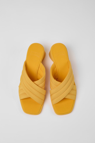 Alternative image of K201540-002 - Kiara - Sandálias em têxtil cor de laranja para mulher
