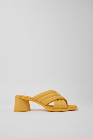 K201540-002 - Kiara - Sandálias em têxtil cor de laranja para mulher