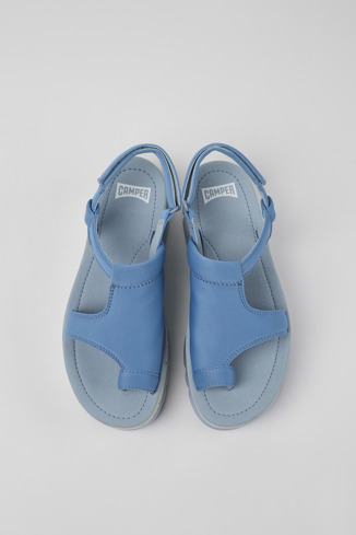 Alternative image of K201543-003 - Oruga Up - Sandalias azules de tejido para mujer
