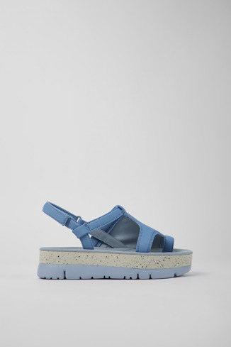 K201543-003 - Oruga Up - Blue textile sandals for women