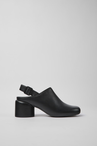 Niki Chaussures à talon en cuir noir pour femme