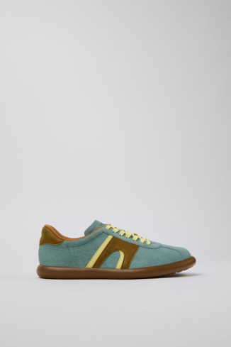 Pelotas Soller Multicolor Nubuck Sneakers for Women.側面