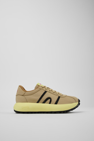 Side view of Pelotas Athens Beige Textile Sneaker for Women