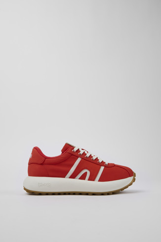Pelotas Athens Sneaker de teixit de color vermell per a dona