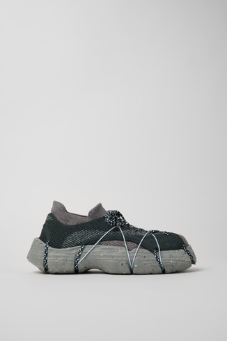 Side view of ROKU Gray Sneaker for Women