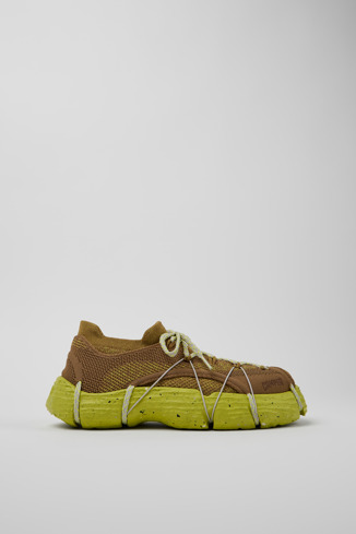 Side view of ROKU Brownish yellow Sneaker for Women