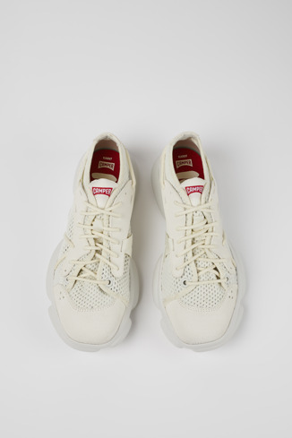 Overhead view of Karst White TENCEL™ & MIRIUM® Sneaker for Women