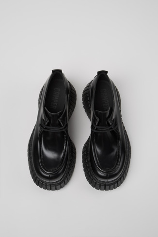 BCN Chaussures noires en cuir pour femmes