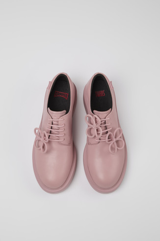 Twins Roze leren damesschoenen