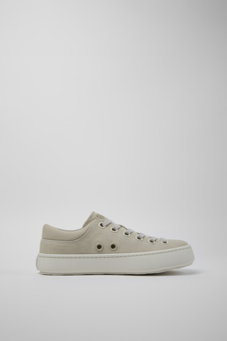 Side view of Camper x SUNNEI Beige unisex Textile Shoe