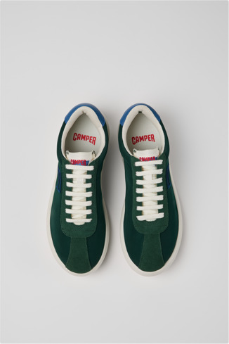 Overhead view of Pelotas XLF Multicolor Textile and Nubuck Sneakers for Women.