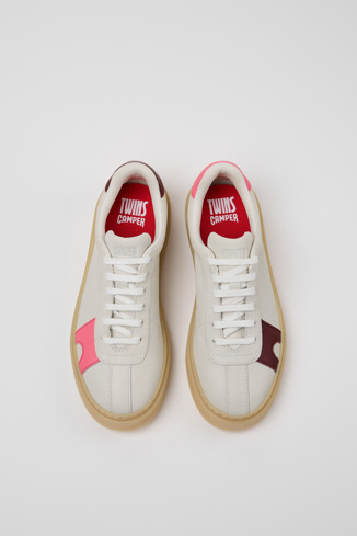 K201909-004 - Twins - Zapatillas de piel multicolor para mujer.