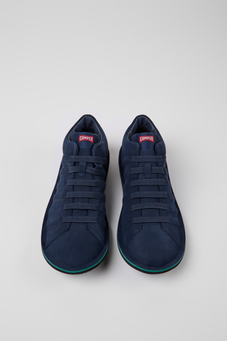 Alternative image of K300005-026 - Beetle GORE-TEX - Navy blue nubuck ankle boots for men